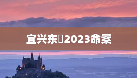 宜兴东氿2023命案