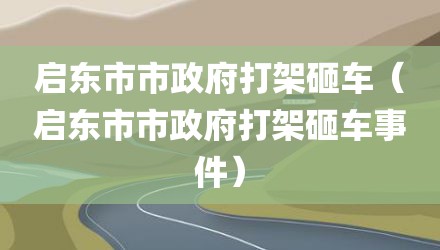 启东市市政府打架砸车（启东市市政府打架砸车事件）