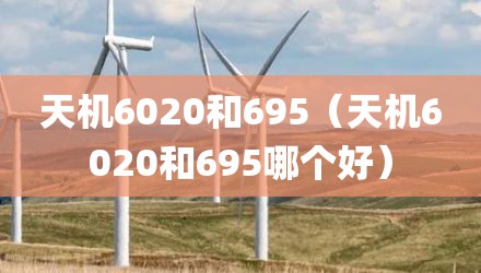 天机6020和695（天机6020和695哪个好）