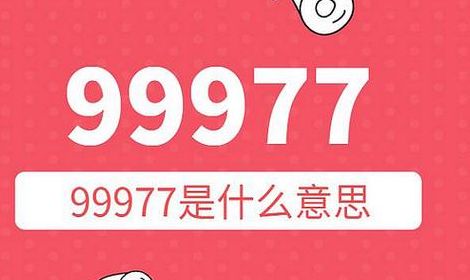 977是什么意思?（数字99977是什么意思）