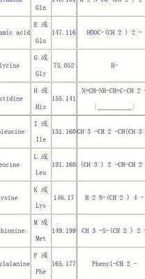 支链氨基酸有哪些（支链氨基酸有哪些谢宜亮氨基酸的单字母简写）