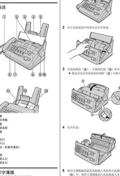 松下传真机说明书（松下传真机说明书图解）