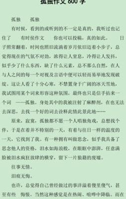 寂寞的文章（以寂寞为题材的文章）