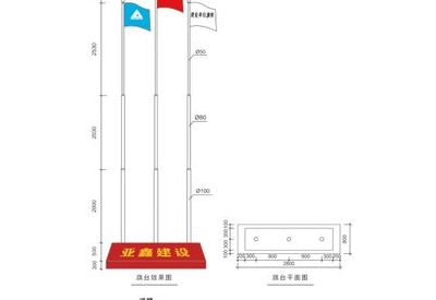 旗杆尺寸（旗杆尺寸标准283）