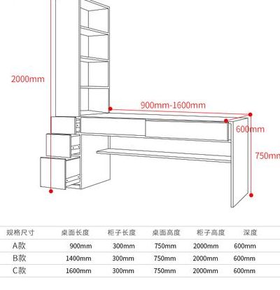 书桌尺寸（书桌尺寸一般是多少）