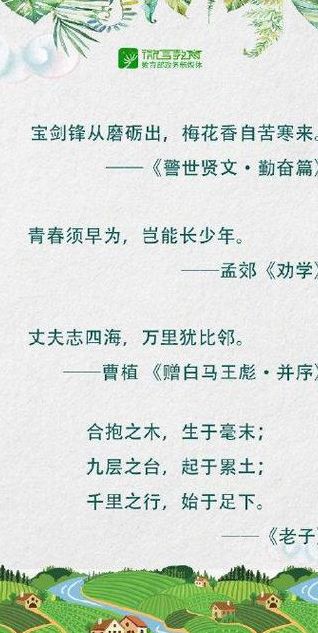 关于青年奋斗的诗句（关于青年奋进的诗句）