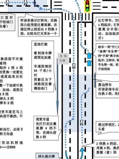 科目三走直线图解（科目三走直线技巧）