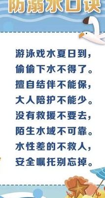 防溺水小口诀（防溺水小口诀六句八字）