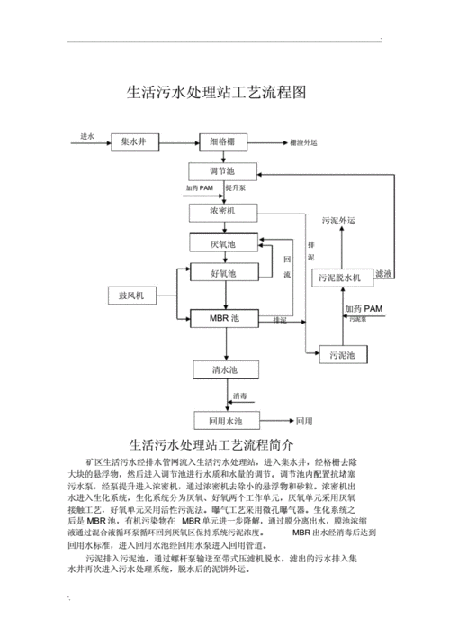 生活污水处理工艺（生活污水处理工艺流程）