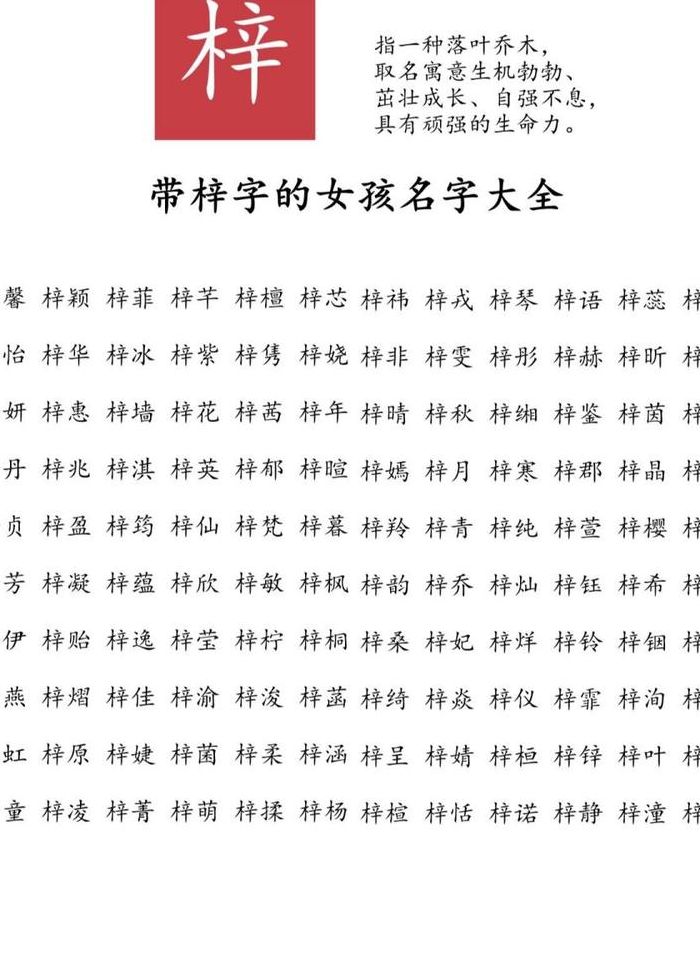 梓在名字里的寓意（梓字取名是吉还是凶）