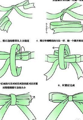 蝴蝶结折法（蝴蝶结折法图解）