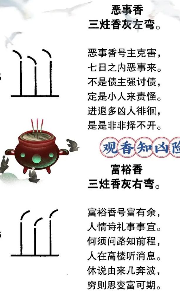 香灰不落预示着什么（香灰不落预示着什么意思）