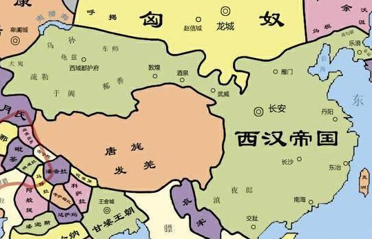 汉朝时期地图（汉朝时期地图全图高清）