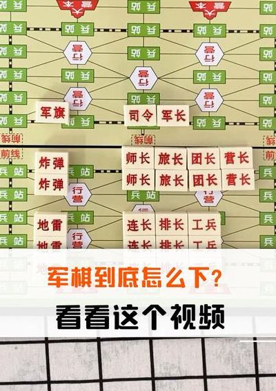 军棋的下法（军棋的下法教学视频）