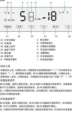 海尔冰箱使用说明(海尔冰箱操作面板说明？)