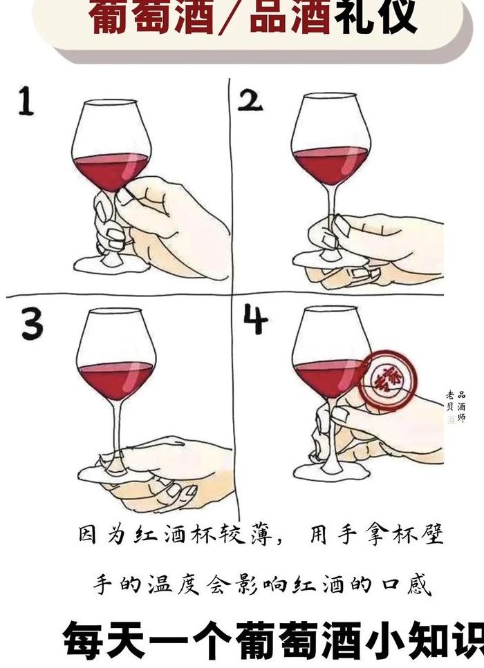 喝红酒怎么拿杯子手法（喝红酒正确拿杯姿势）