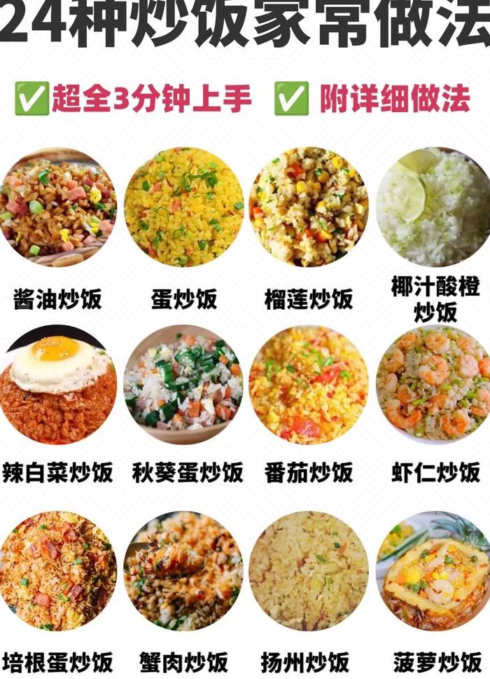 蛋炒饭的做法及配料（蛋炒饭的做法配料有哪些）