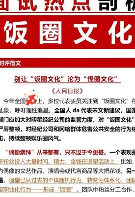 什么叫饭圈文化举个例子（什么是饭圈文化的定义）