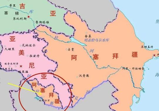 阿塞拜疆地图（阿塞拜疆地图及周边国家地图）