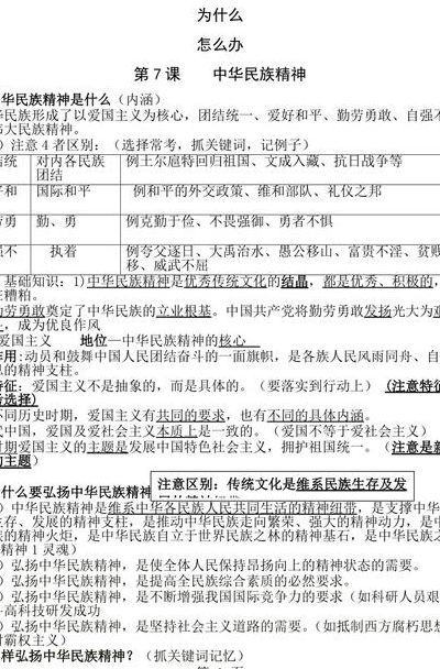 民族精神都有什么（民族精神有什么重要的作用）