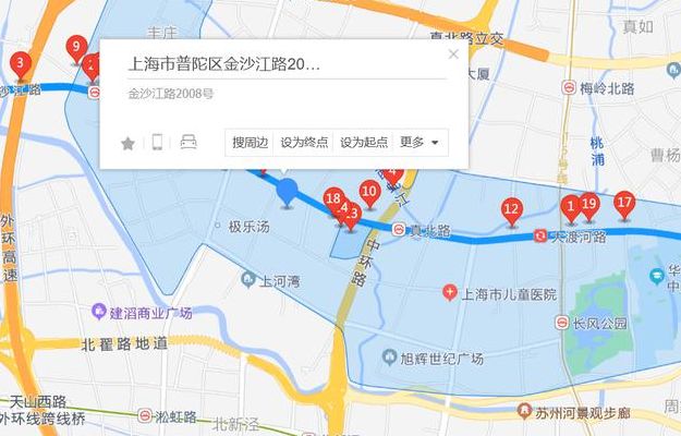 关于上海金沙江路的信息