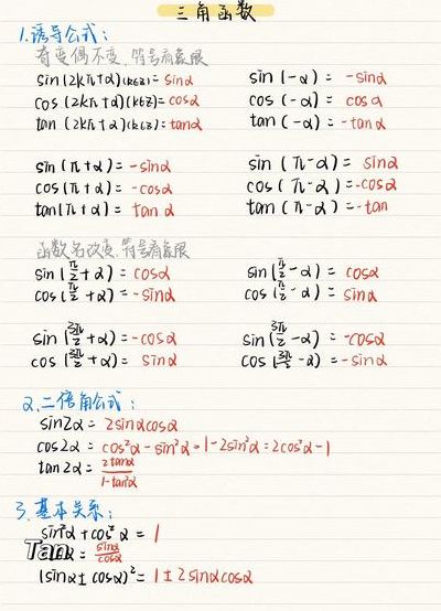 三角函数面积公式（三角函数面积公式什么时候学的）