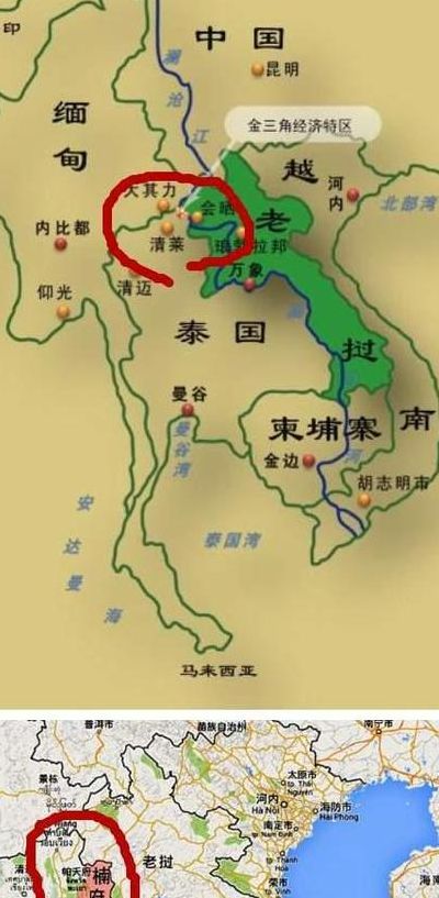 金三角地区地图（金三角地区图片）