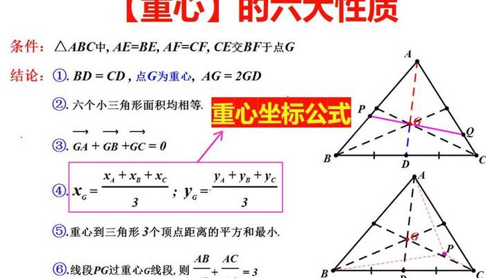 重心是什么的交点（重心是什么的交点坐标公式）