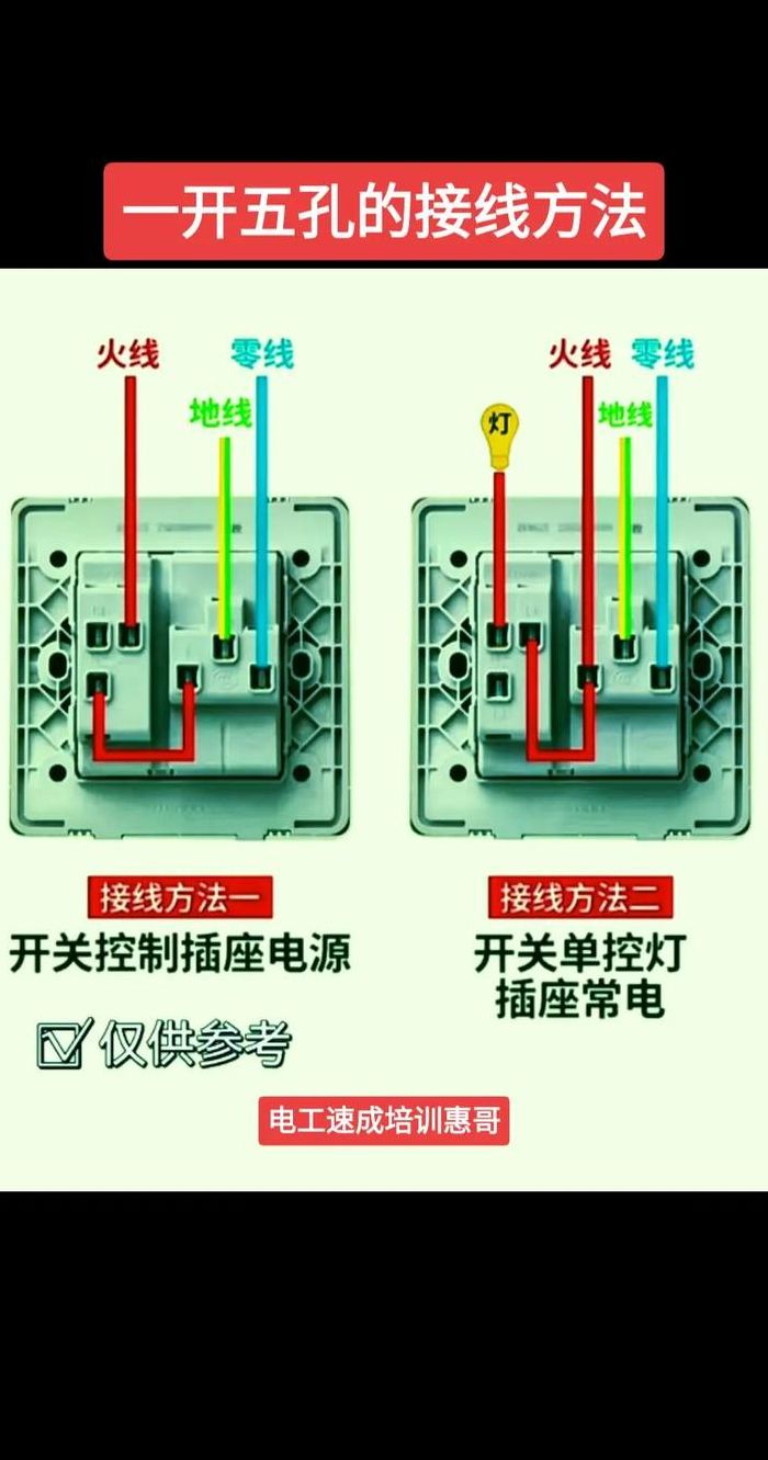 开关控制插座接线图（一位开关控制插座接线图）