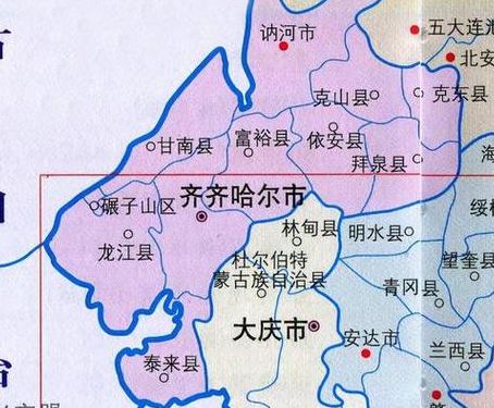 齐齐哈尔在哪个省（齐齐哈尔在哪个省市）