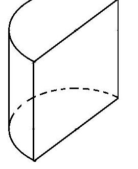 圆柱体怎么画（半个圆柱体怎么画）