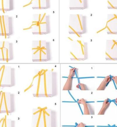 礼物丝带绑法（礼物丝带绑法图解）